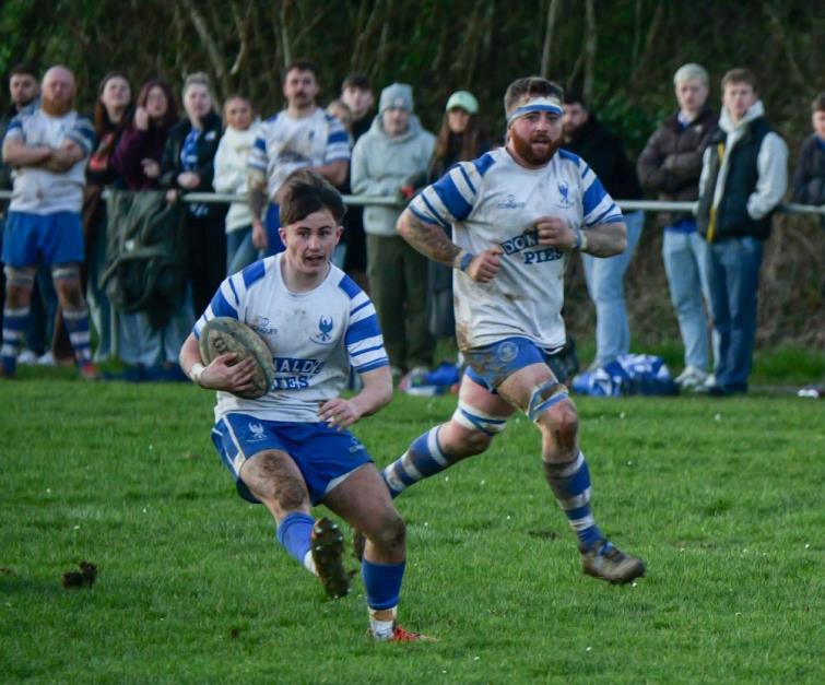 Ifan Williams goes on the attack. Picture William John